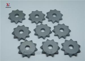 China Bush Hammer Roller Brazing Carbide Inserts / Round Carbide Inserts Tips factory