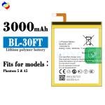3000mAh Built-in smartphone batterie for Tecno phantom 5 A5 BL-30FT 3.8V Mobile