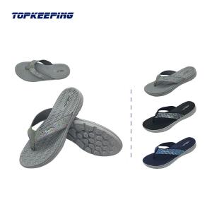 China Custom Logo Fashion Mens Sports Slippers EVA Stylish Flip Flop factory