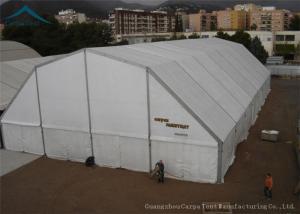 China White PVC Canvas Outdoor Sport Tent Polygon Sample For Sport Game factory