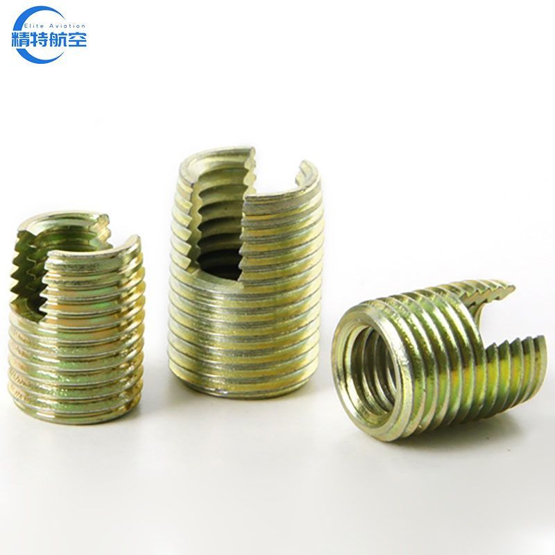 Stainless Steel SS304 Brass Insert with Circular Hole Self-Tapping Insert Nut M12