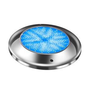 China IP68 Waterproof Underwater Swimming Pool Light SS316L Color Change Wall Mounted factory