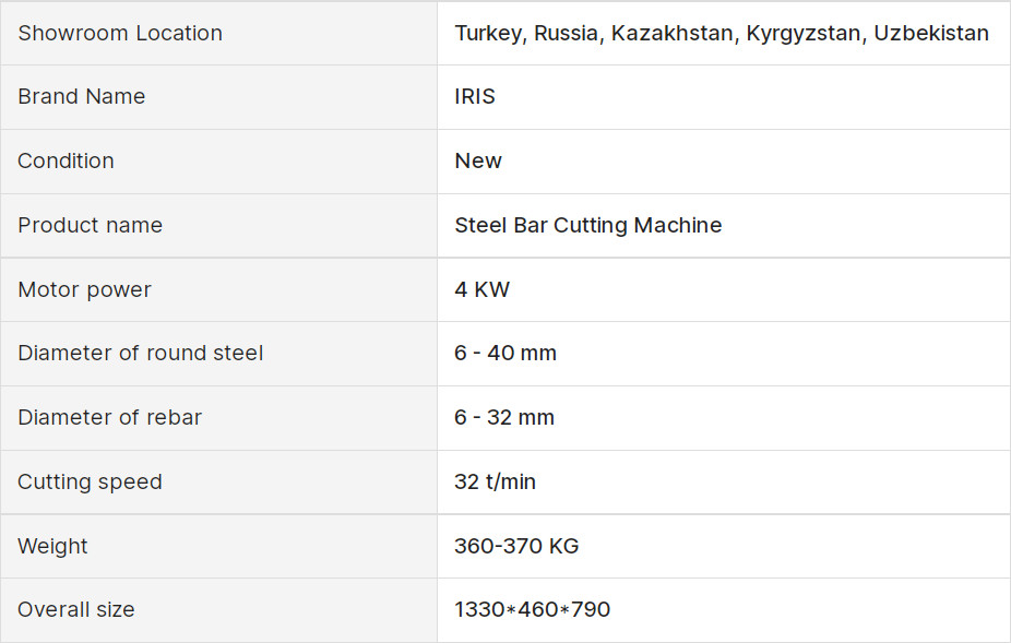 stainless steel rod cutting machine