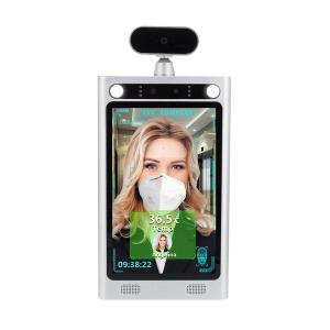China Android 5.1 2 Fill Lights 350cd/㎡ Face Recognition Temperature Measurement on sale