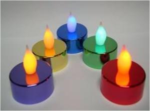 China pary colorful Led candle light factory
