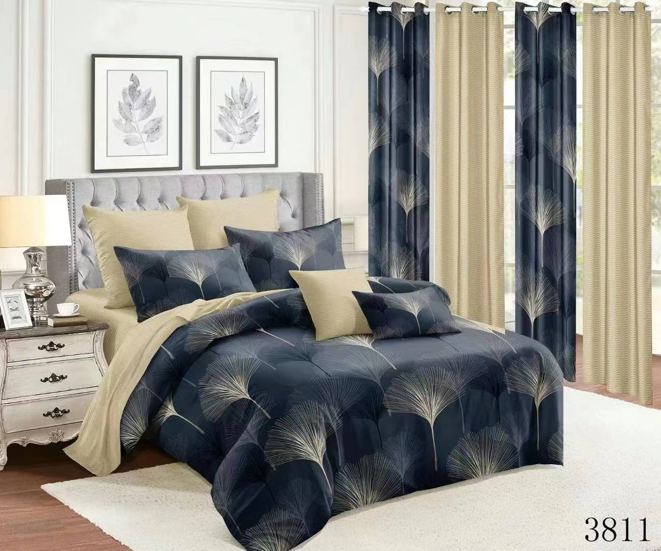 2023 Bedroom King Size Christmas Bedding Set with Fitted Sheet and 200TC Thread Count