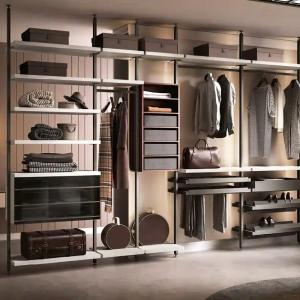 China Cheap Modern Design Furniture Walk-in Large Wardrobe Storage Closet factory