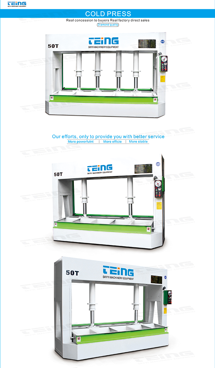 Customizable Voltage Automatic Hydraulic Veneer Laminate Wood Door Cold Press Machine