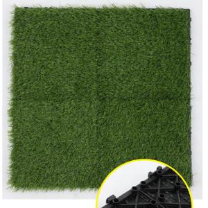 Synthetic 30x30cm Garden Fake Artificial Grass Carpet For Balcony