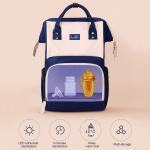 Large Capacity Nursing Bottle UV Disinfection Diaper Bag