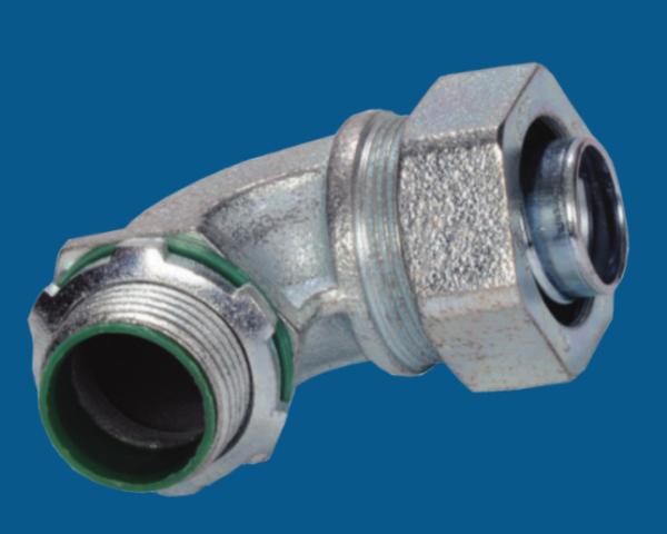 Waterproof Malleable Iron Fittings 90 Degree Liquid Tight Connector Fire