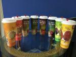 500ml 17oz Round Empty Disposable Juice Cups / Beverge Cup With Lid