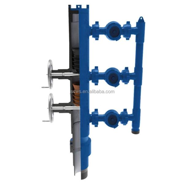 China Customizable API 5CT High Pressure Double Plug Cementing Head with 35MPa Working Pressure and 1 Year Warranty factory