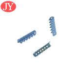jiayang aglet painting color blue color mesh brass tips aglets brass tip