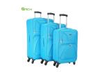 Two Pockets Spinner Wheels Trolley Luggage Bag Sets