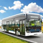 12m 46 Seats Pure Electric Bus Low Floor Electronic Bus LHD New Energy Urban