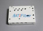 Wall mounted SC UPC APC Fiber Optic Terminal Box with ABS PC Material FTTH