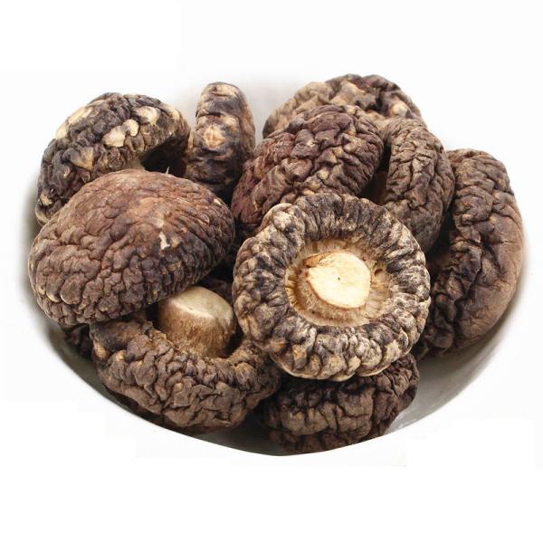 China Brown Dehydrated Flat Shiitake Mushroom With Intense Mushroomy Aroma factory