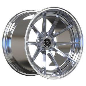 China Toyota Supra Abflug Supra 5x114.3 Polish 2-PC Forged Alloy Rims Staggered 19 And 20 Inches factory