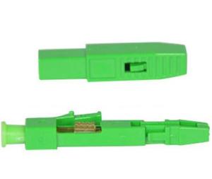 China LC APC Singlemode Fiber Optic Connector Pre Polished Ferrule Field Assembly Connector factory