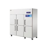 Six Door Stainless Steel Freezer Meat Ice Cream Fresh Keeping