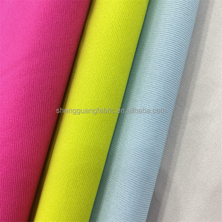 Factory supply jersey baseball cover and cup cover fabric 100% polyester fabric