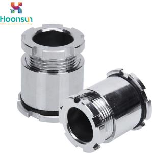 China Chrome Plating JIS10 Marine Cable Gland With Nickel Plated Hoop factory