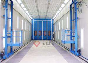 China Lift Man In Paint Room Truck Paint Spray Booth With 3D Lifting Platform factory