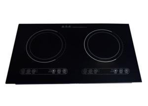 China EMC 3100W 2 Zone Two Plate Slim Depth Induction Hob factory