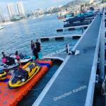 Marine Aluminum Alloy Floating Dock Float Platform Pontoon Bridge