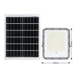 2700K 6500K Solar Powered Flood Lights 100w Big Capacity 3.2V Battery SMD 3030