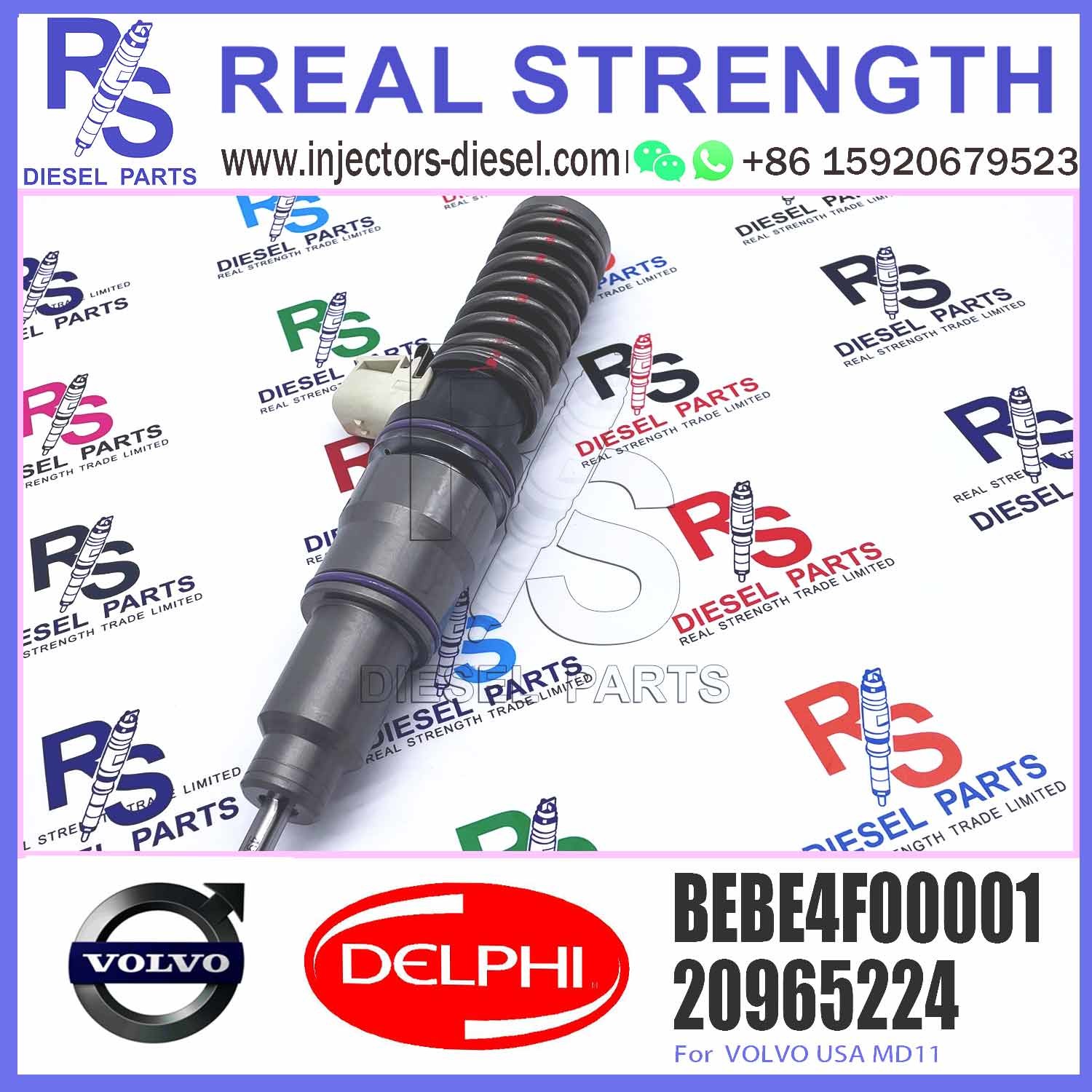 4 PINS diesel fuel injector 21246331 BEBE4F00001 BEBE4F03001 for V-O-L-V USA MD11