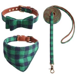 China Factory Direct Selling Pet Accessory Cute Collar Sets With Triangle Scarf For Cats And Dogs factory