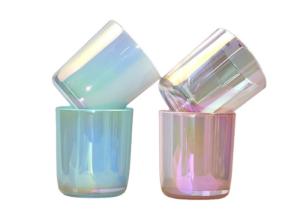 China Glass Cylinder Candle Holder with Rounded Base 8 10 12 15 16 oz Tumbler Candle Vessel for Christmas factory