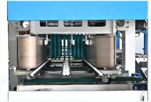 China Pack L90mm 100packs/Min Small Scale Tissue Paper Making Machine factory