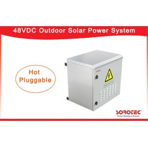 China Dust - Proof Telecom Solar Power Systems With Galvanized Sheet Cabinet factory