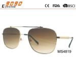 Sunglasses with metal frame, new fashionable design style, UV 400 Protection