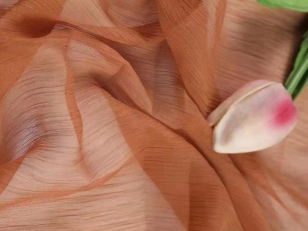 100D Polyester Pure silk crepe for fashion dressing OEKO-TEX Quality Static-free