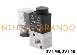 China 3V1-06 Airtac Type 3 Way Solenoid Air Valve 1/8'' 12V 24V 110V 220V factory