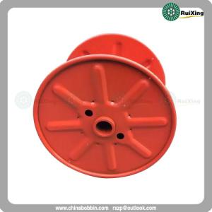 China Reel with single wall rimmed flange in pressed steel for PP wire factory
