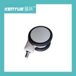 Hospital Five Inch Double Row Casters White Medical Adjustmentl