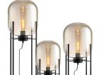 E27 Nordic Postmodern 26*45cm Living Room Glass Ball Bedside Table Lamp