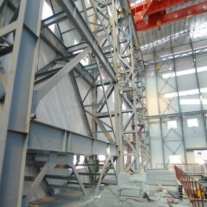 China Industrial Prefabricated Steel Structure Building Fireproof 15m - 36m Span factory