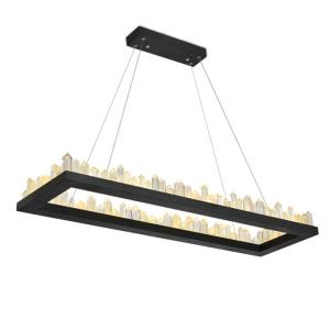 China Indoor Black Gold Modern Nordic Pendant Light Electroplating Finish factory