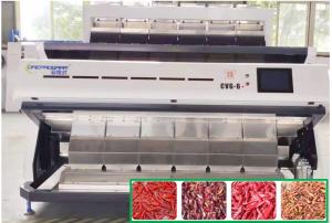 China Dried Chili / Pepper Color Sorter 3-6t/h 5400 Pixel Remote Interconnection factory
