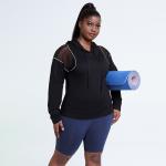 OEM 200g Women'S Plus Size Yoga Wear sexy long Sleeve Workout Hoodie