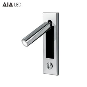 China IP40 Recessed adjustable interior 3W LED wall light &amp; led bedroom wall light for hotel factory
