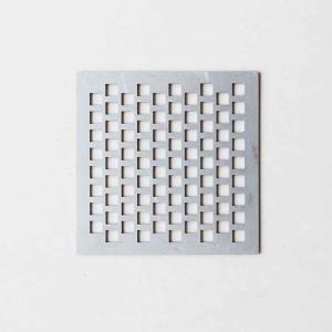 China Galvanized Square Hole Perforated Sheet For Audio Speaker Grilles factory