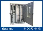 Waterproof Three Bay Outdoor Telecom Cabinet Base Station Cabinet Floor Mount