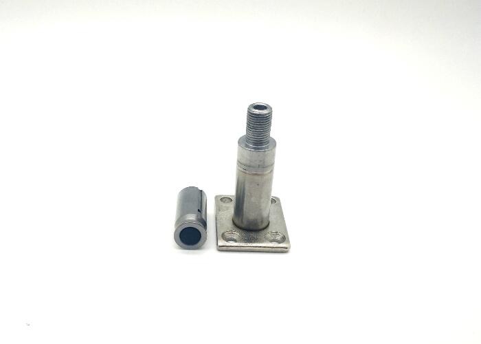 Silvery White Solenoid Valve Stem Rectangular Based Normally Closed 84.5g
